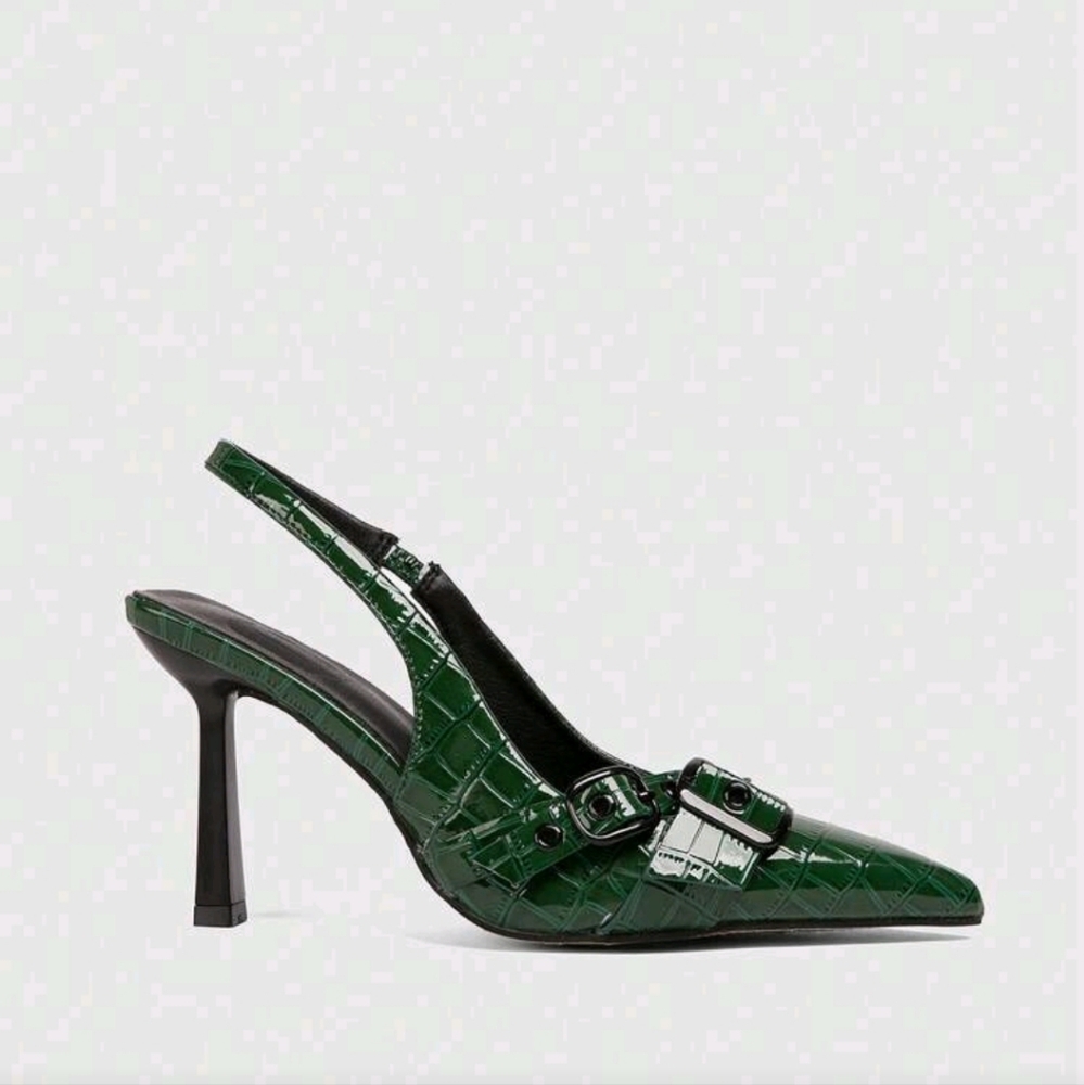 Women's Y2K Punk Style High Heel Pumps, Suitable For Motorcycle,Cool Girl,Party - Picture 2 of 5